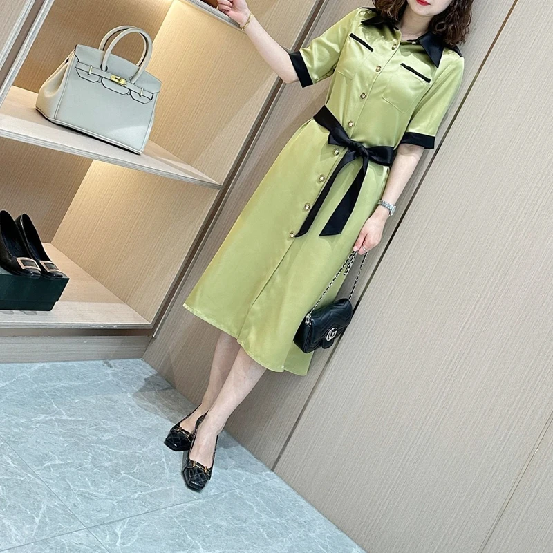 【处理】夏季时尚气质显瘦连衣裙Q005