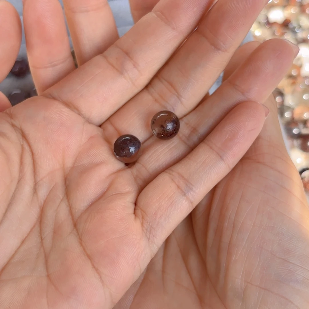 水晶颈饰未镶嵌居*师打孔不退不换