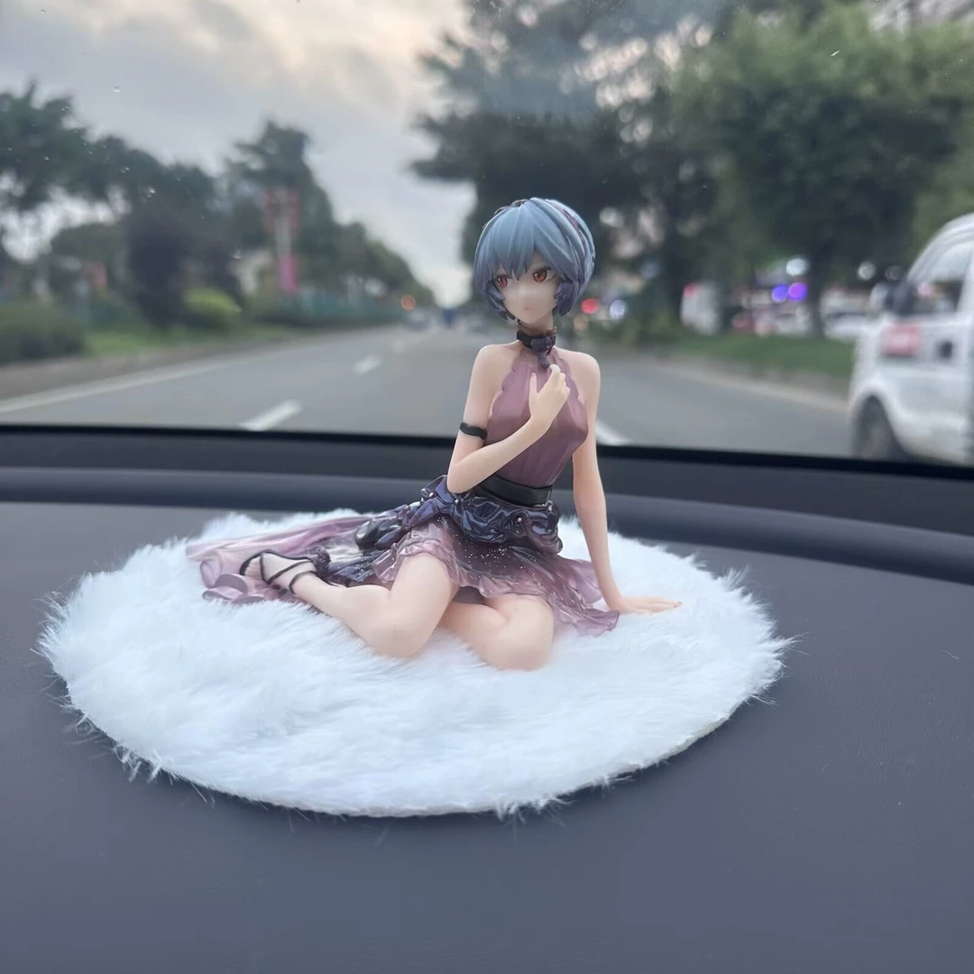 新剧场版EVA 短发坐姿礼服绫波丽  手办摆件模型