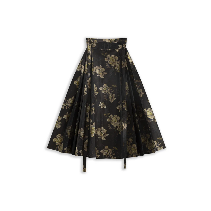 「传~承马面」宋锦满分桑蚕丝新中式马面裙XYD24Z111