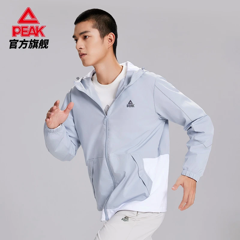 【智贤专属】匹克梭织风衣外套防风百搭开衫运动外套-DF231031