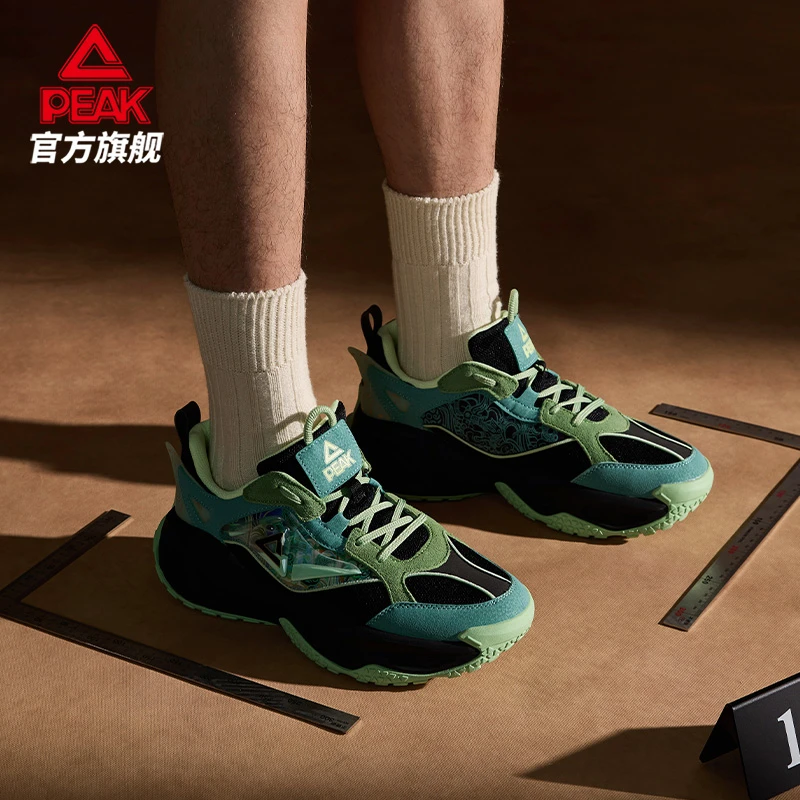 【初一推荐】匹克国创态极-青铜神树男新款透气厚底减震-DE430291