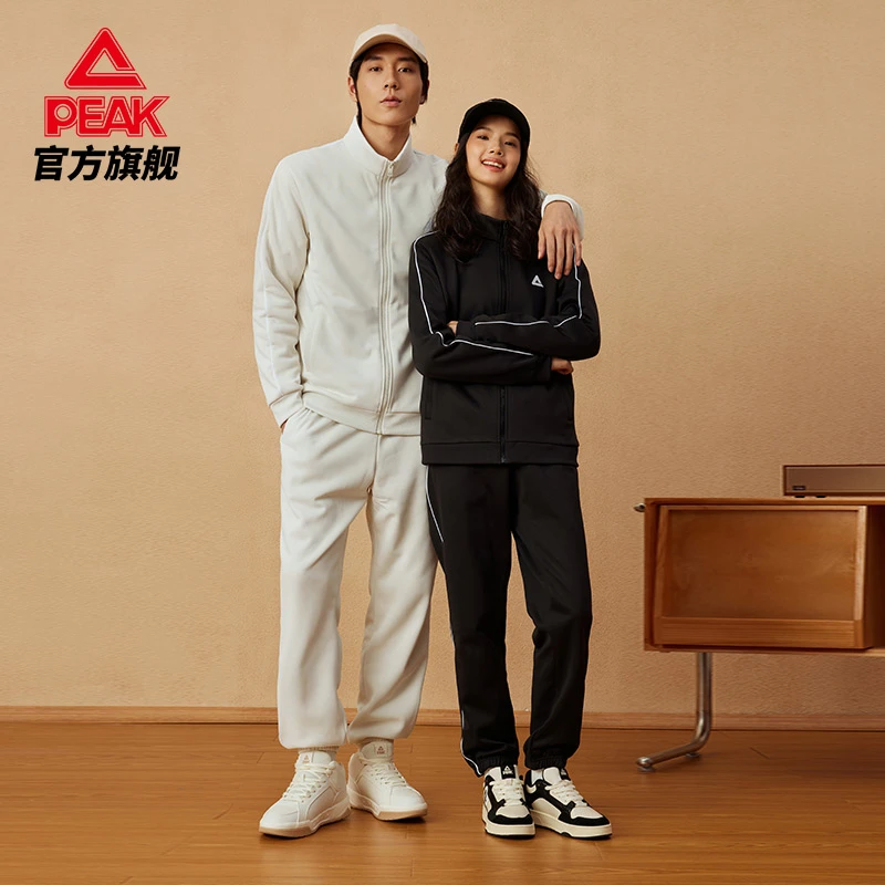 匹克针织加绒不加绒开衫套装-FR1234057/8FR1241027-HB3