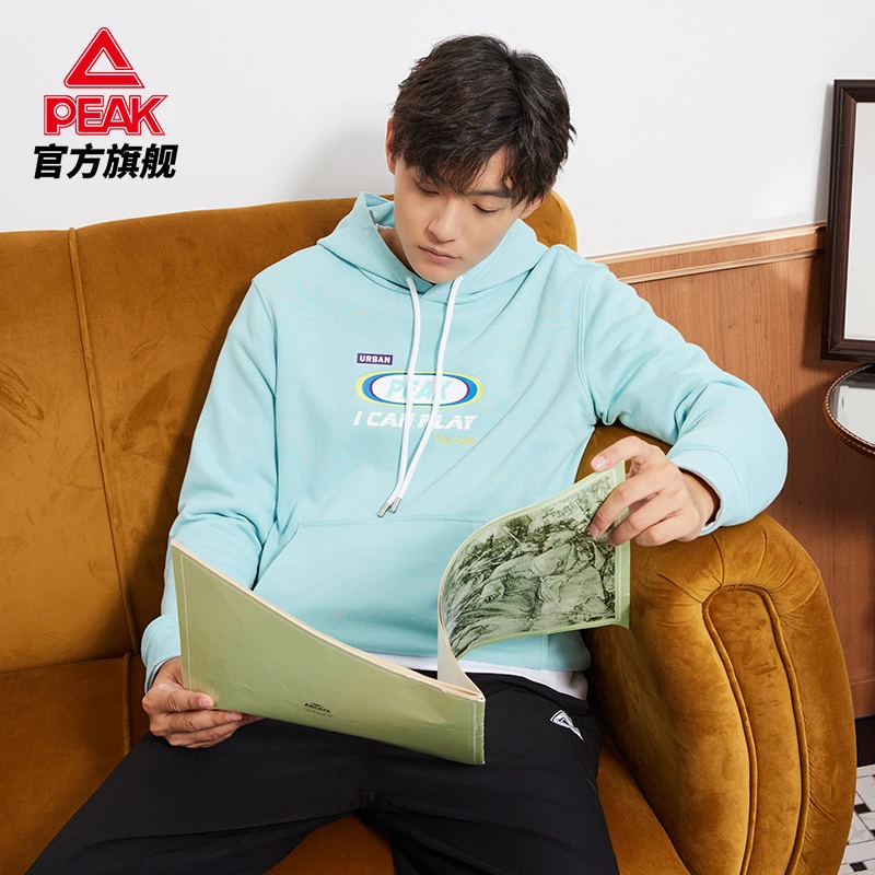 【琦儿专属】匹克运动连帽卫衣套头衫简约运动服上衣-DF621181-QR