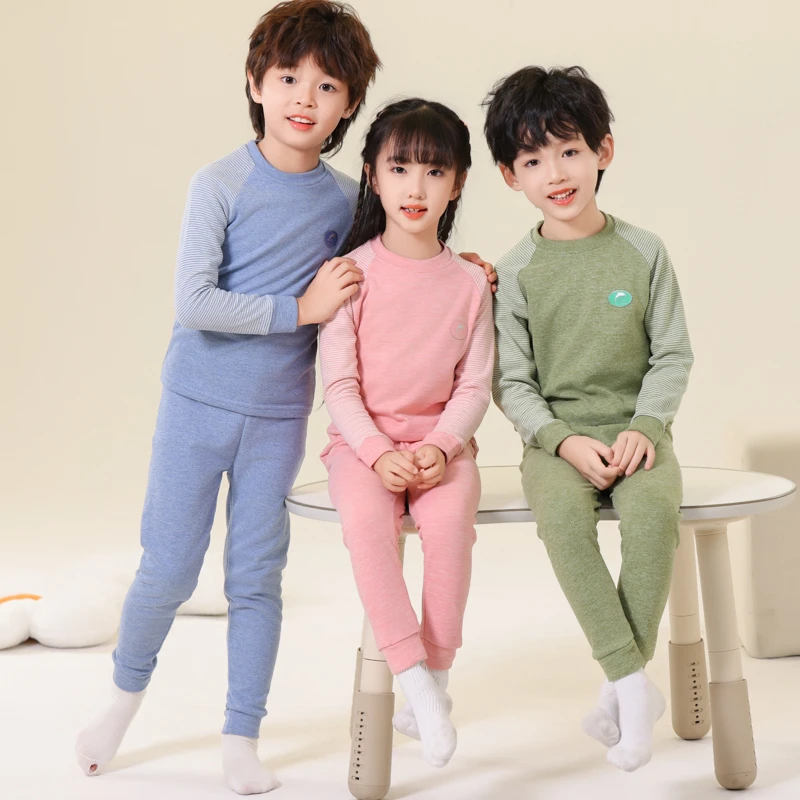 男童秋衣秋裤儿童内衣套装中大童男孩秋冬保暖女童小孩线衣线裤