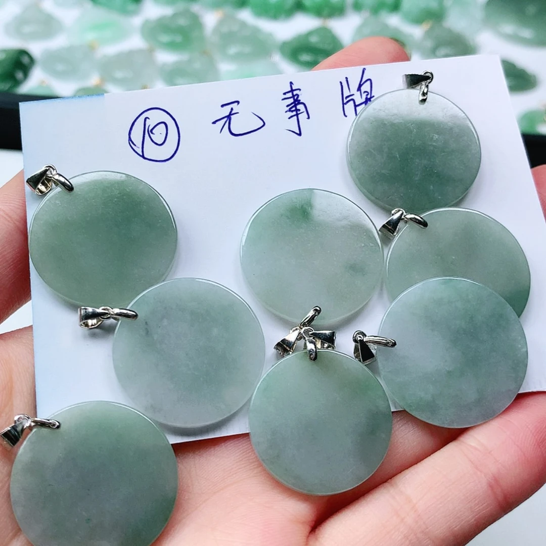 【闪购商品】翡翠颈饰银S925镶嵌多样性一件发货