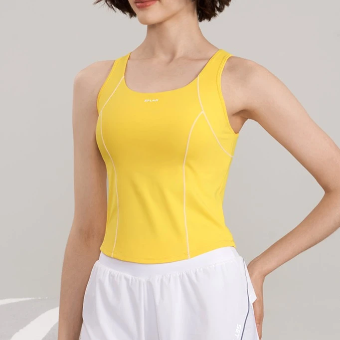 【超低价 无运险】一体杯文胸修身运动背心23017