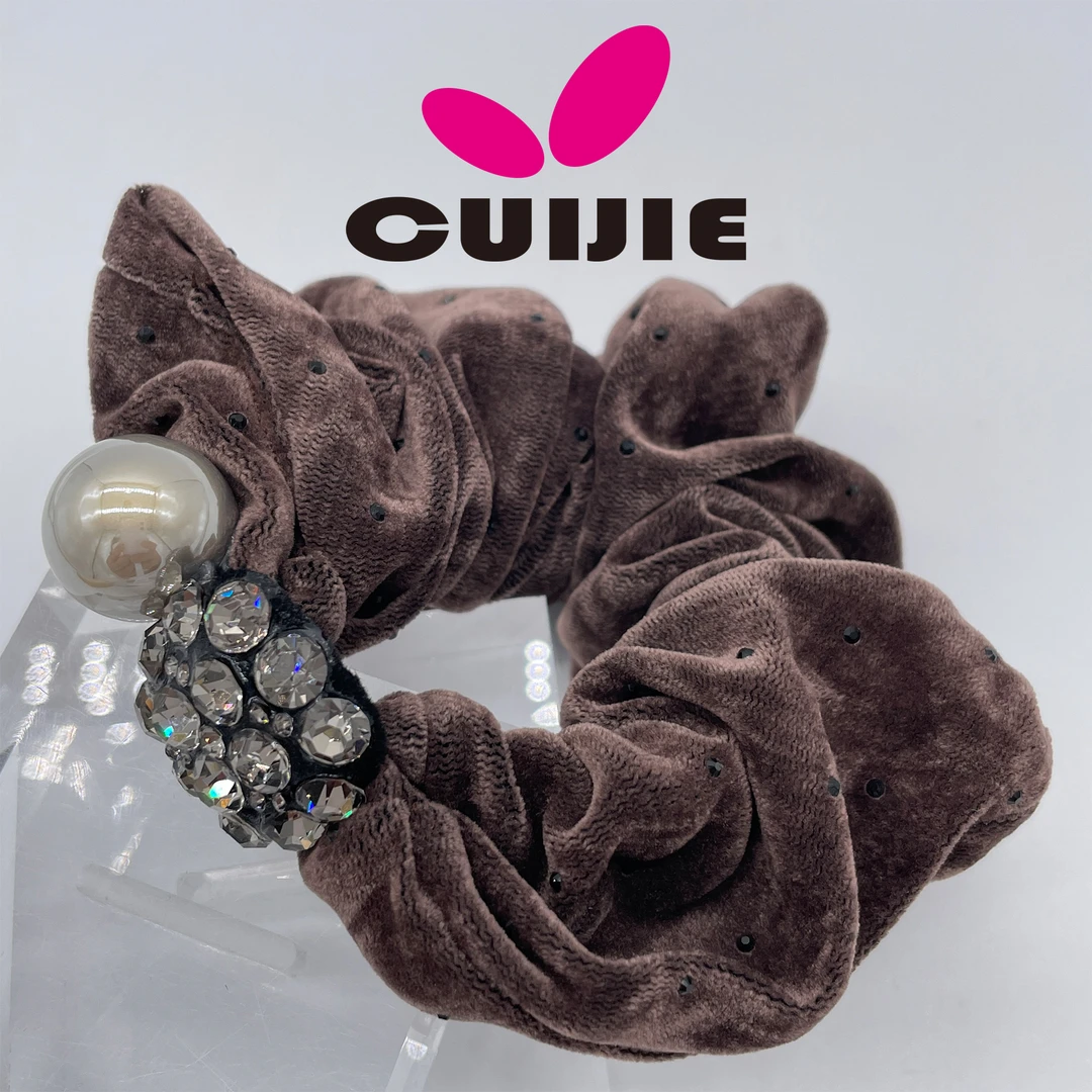 4117发圈2025年新款头饰发饰气质高弹力大肠圈发绳复古简约头绳