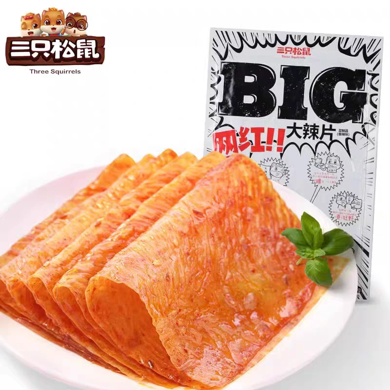 三只松鼠大辣片香辣味 230g
