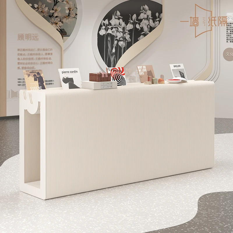 纸制书架陈列展示架装饰置物架展台商用展示柜展架