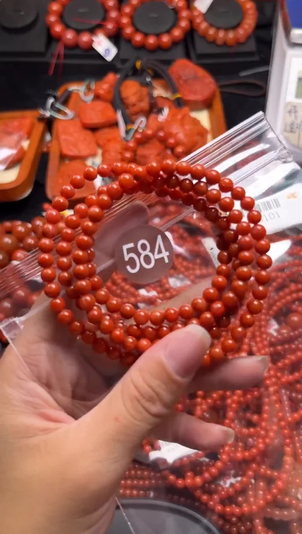 【闪购商品】南红玛瑙珠宝奇石未镶嵌584-5+