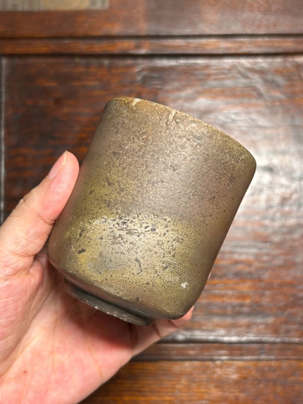 大森辉彦备前烧杯子口径6.5cm高度8cm容量170毫升