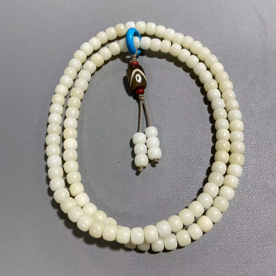 PT02白玉菩提8×7多圈念珠（配饰图案多样，发其一）