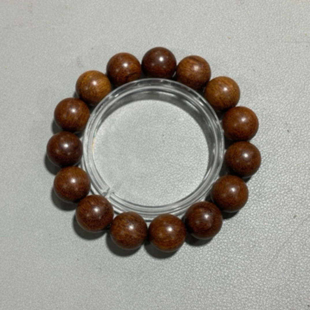 W829巴布亚贡木星空龙鳞圆珠卡1.5单圈手串