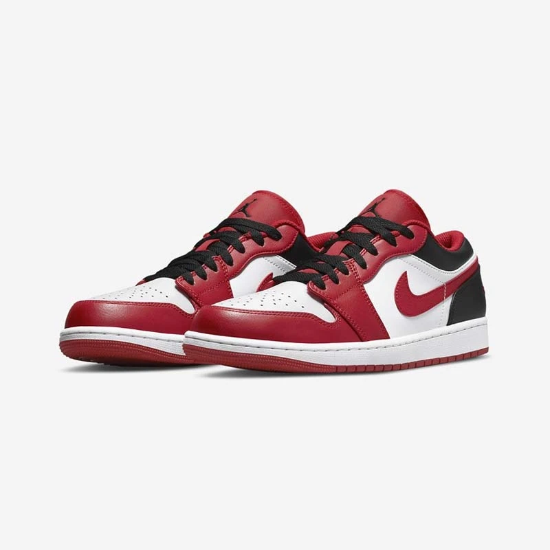 Air Jordan 1 Low AJ1红白黑男鞋低帮休闲篮球鞋553558-163