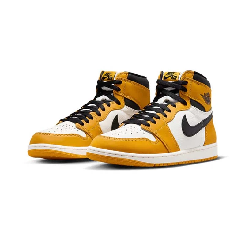 Air Jordan 1 AJ1 黑黄 高帮 复古运动篮球鞋 DZ5485-701