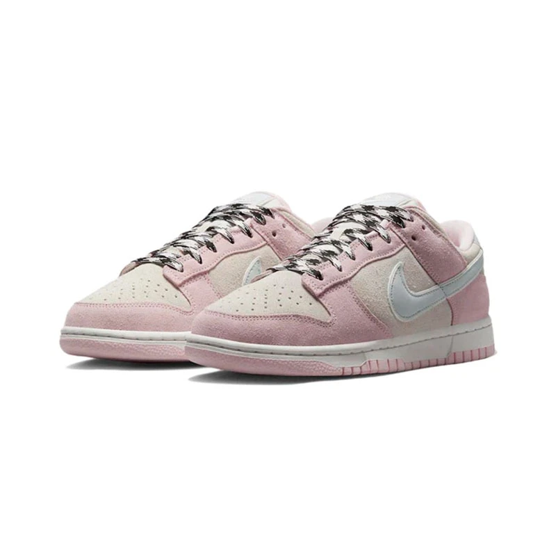 Nike耐克Dunk Low LX女款 粉色 潮流复古 低帮休闲板鞋DV3054-600