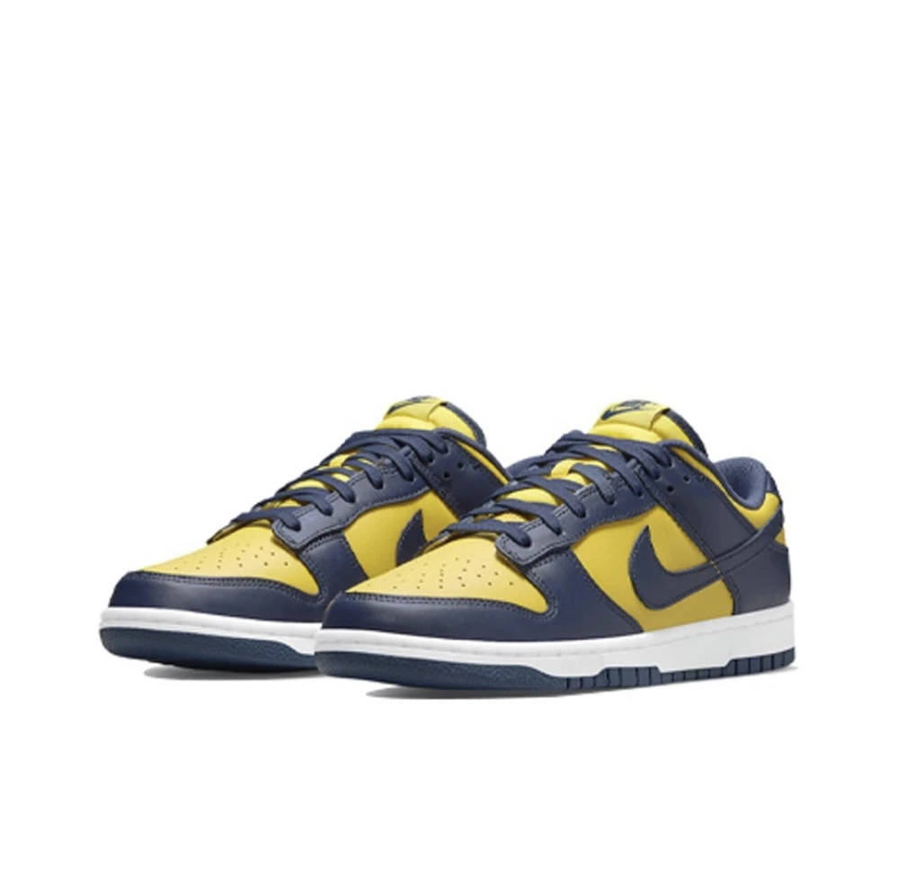 Nike Dunk Low 耐克密歇根 蓝黄男子低帮休闲运动板鞋 DD1391-700