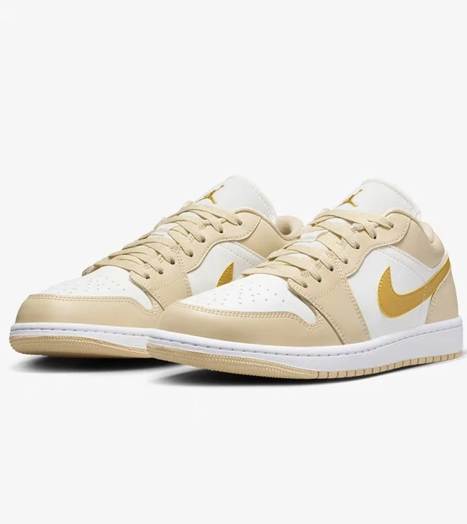 Air Jordan 1 Low AJ1 米黄 低帮 复古篮球鞋 DC0774-170
