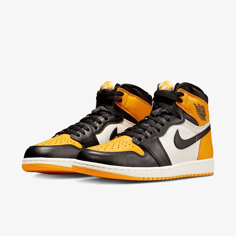 Air Jordan 1 High OG AJ1黑黄脚趾 男女同款 篮球鞋 555088-711