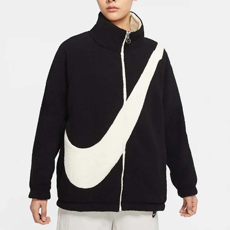 Nike/耐克大勾Logo秋冬爆款毛绒加厚夹克双面外套DC5138-010