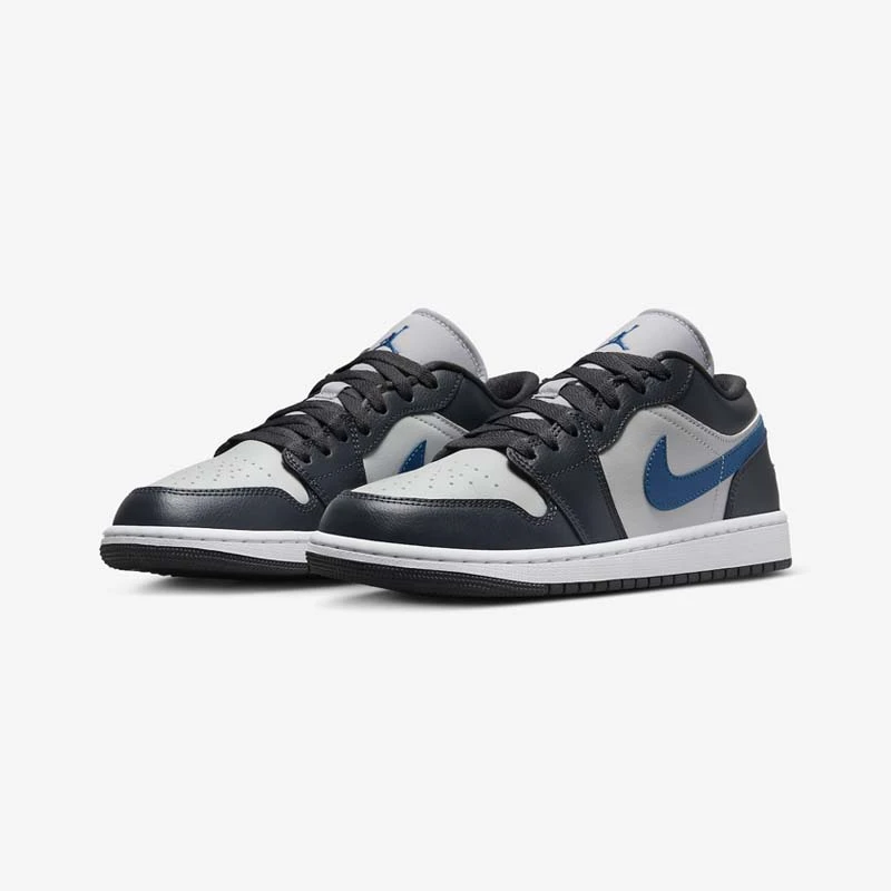 Air Jordan 1 LOW AJ1 黑灰蓝白绿低帮复古篮球鞋 DC0774-040