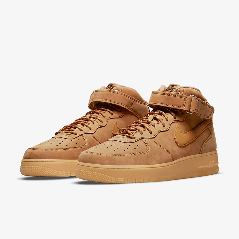 Nike耐克Air Force 1空军一号AF1小麦色中帮男款板鞋DJ9158-200