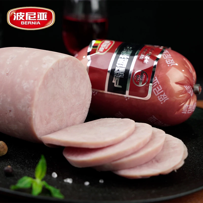 卢森堡猪肉超大火腿即食三明治切片纯肉火腿烤肠火腿500g*3熏烤