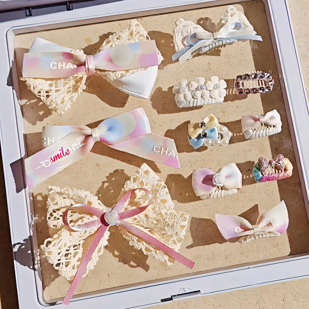 马卡龙彩虹色宠物头花bb夹猫咪狗狗通用发饰发卡发夹马尔济斯