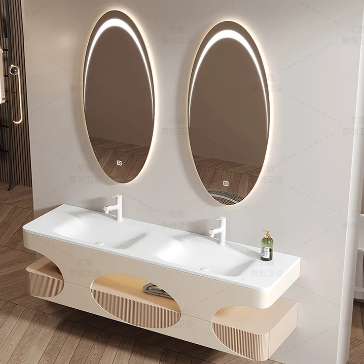 亿旋浴室柜定制QY086，喜欢的款式发给客服咨询