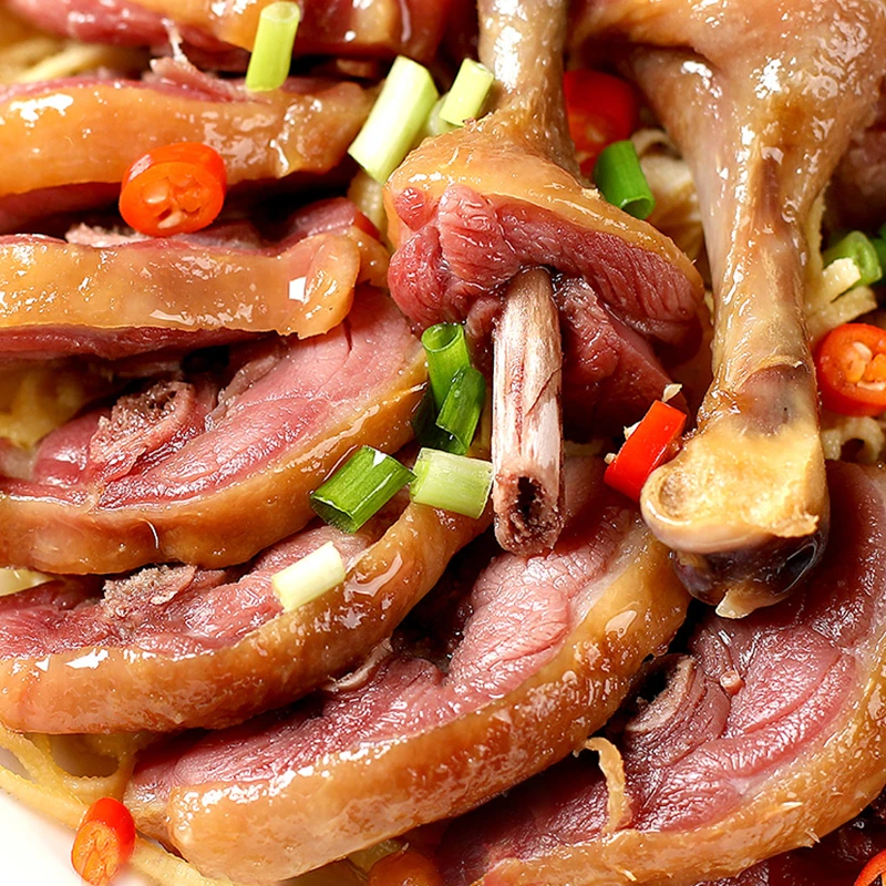 安徽特色腊鸭腿日晒风干传统自制咸鸭腿手工腌制鸭腿腊味干货