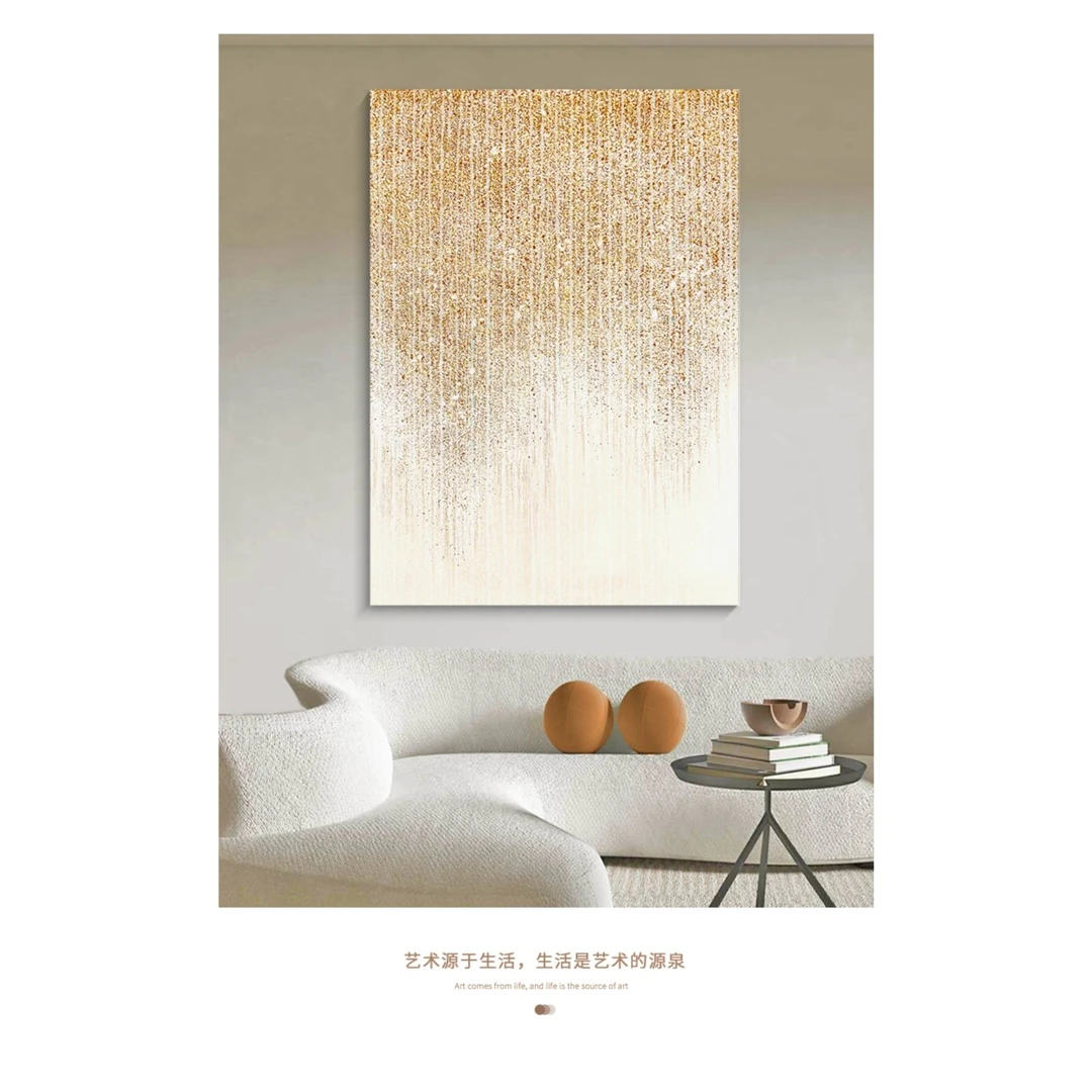 纯手绘轻奢简约客厅精美装饰画设计纯手工精品艺术纹理生活制作