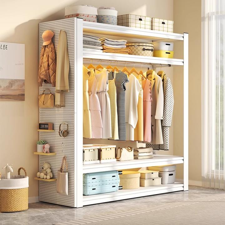 货架衣柜租房衣架衣帽架自由组装diy落地衣橱简易衣架开放置物架