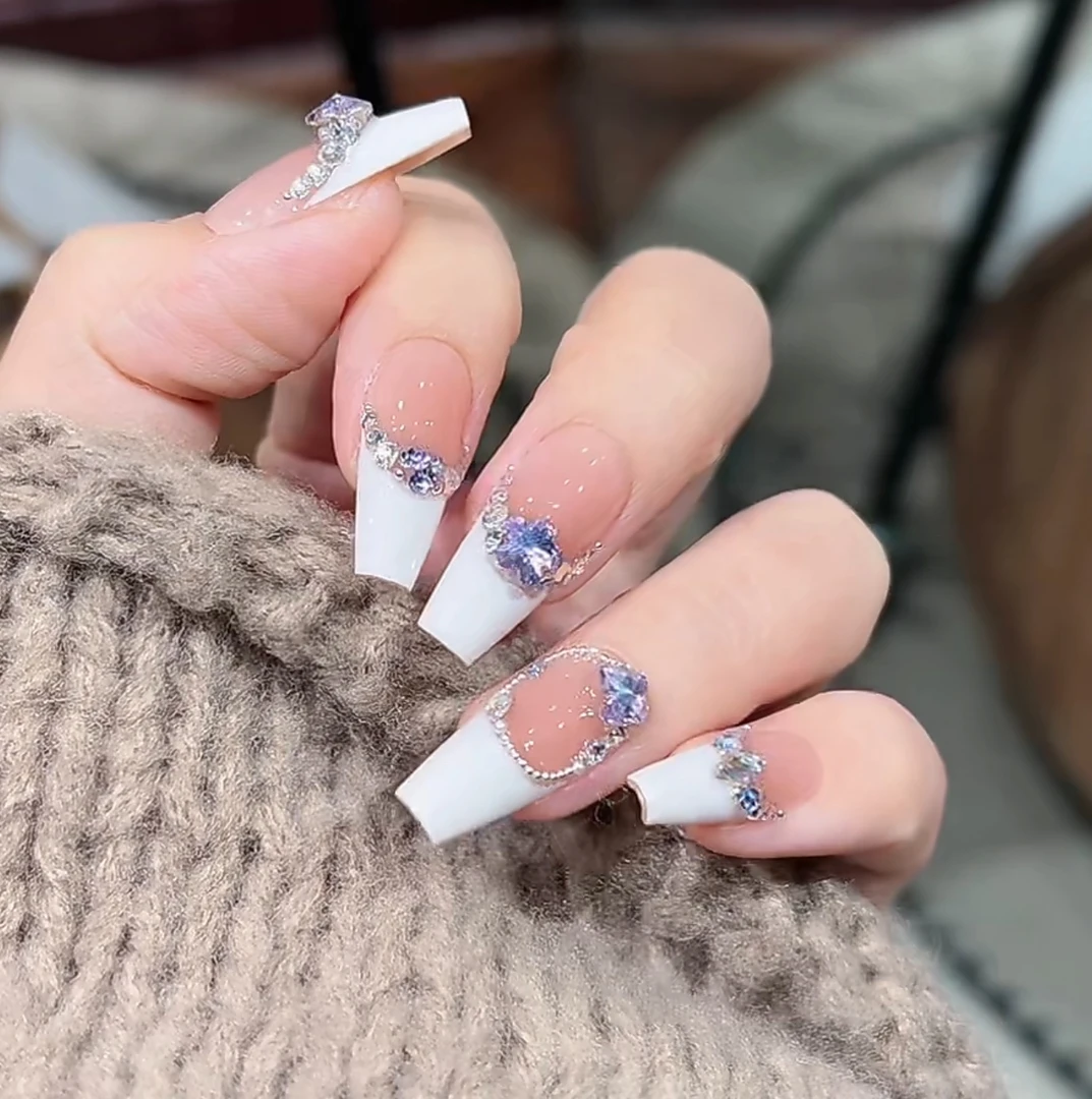 【露珠】纯手工制作可拆卸穿戴甲10片