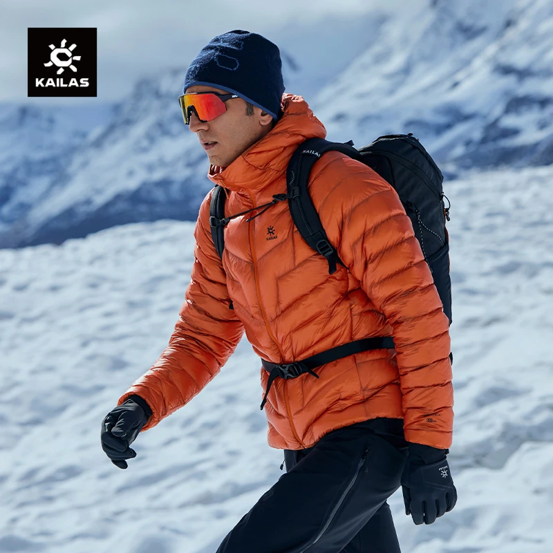 KAILAS凯乐石GT ZERO羽绒服900蓬轻量户外登山连帽拒水鹅绒服男款