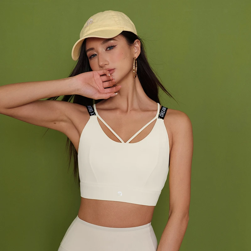 DK【美美老师专属】一体式运动内衣速干美背瑜伽聚拢跑步文胸1097