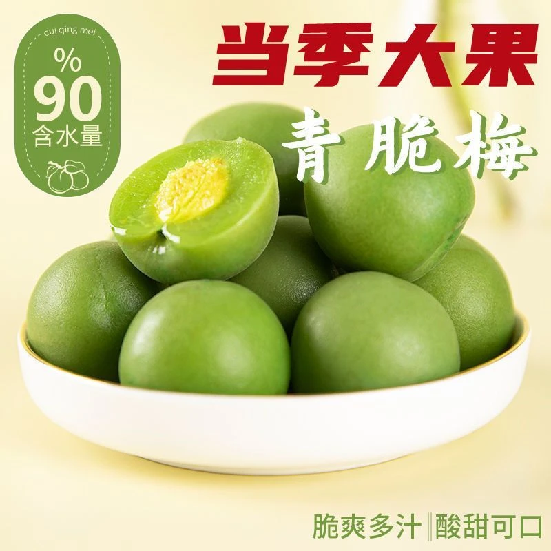 福建青脆梅去火梅清甜爽口独立包装脆酸甜果脯蜜饯青口梅腌制零食