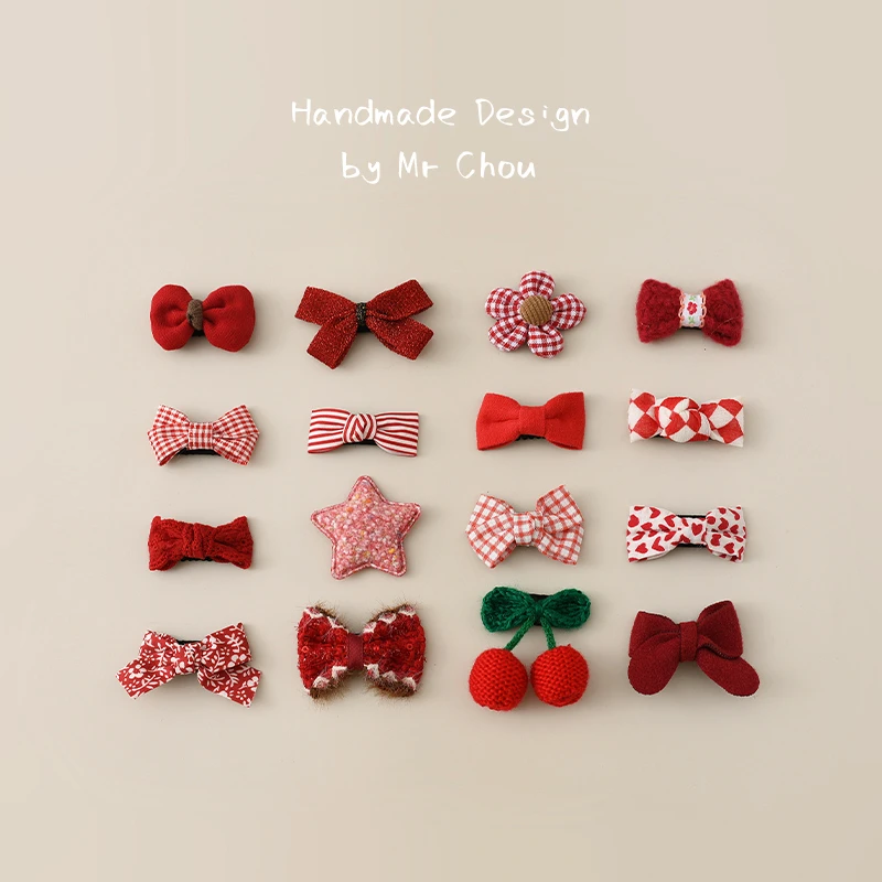 婴儿小发夹发量少不伤发胎毛夹可爱超萌小号宝宝发饰儿童夹子头饰