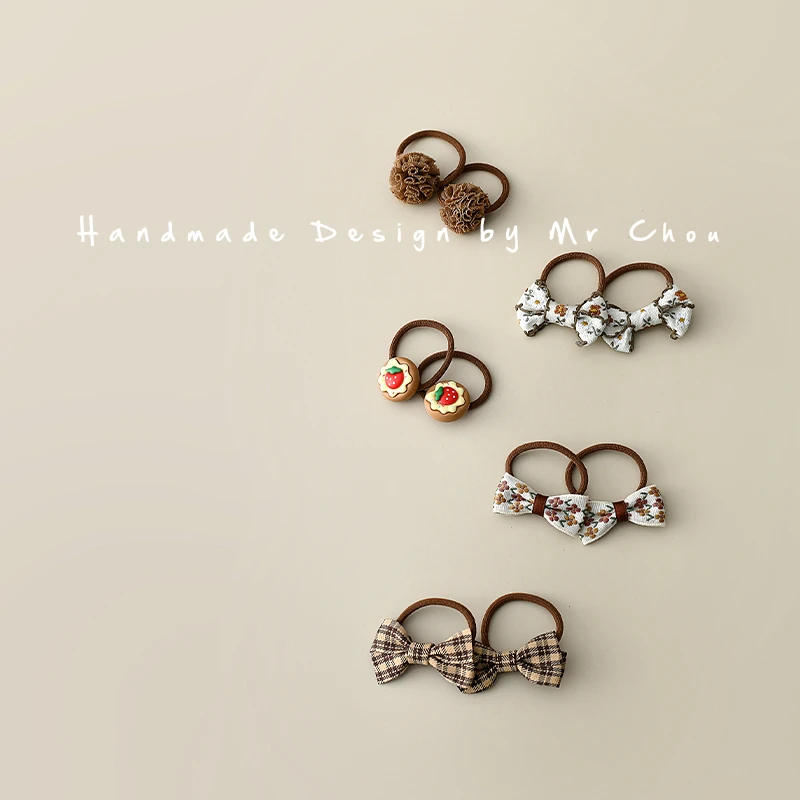 儿童发绳扎头发皮筋女童不伤发头绳网红宝宝发圈小女孩蝴蝶结头饰