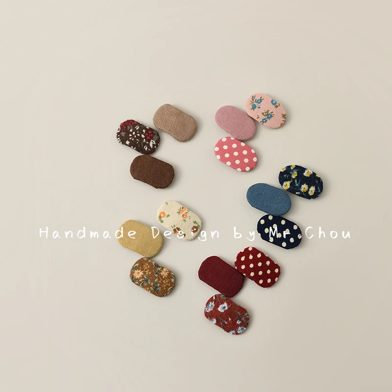 INS韩国儿童小清新碎花发夹女童刘海夹发卡bb夹女孩春夏头饰发饰