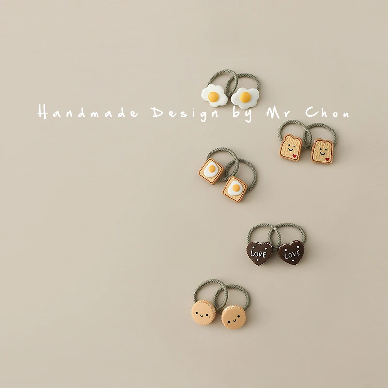 韩国宝宝卡通发圈不伤发扎辫头绳女童扎头发皮筋儿童发饰发绳套装