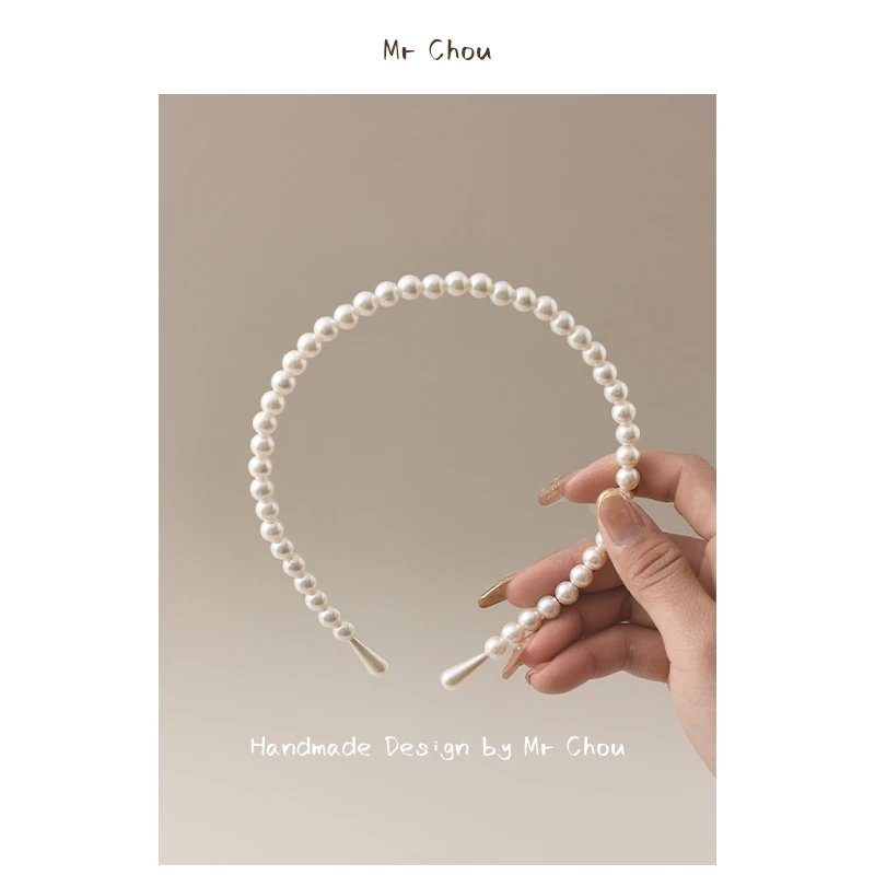 儿童珍珠发箍不勒头2025新款宝宝发卡公主头饰女孩发饰女童头箍