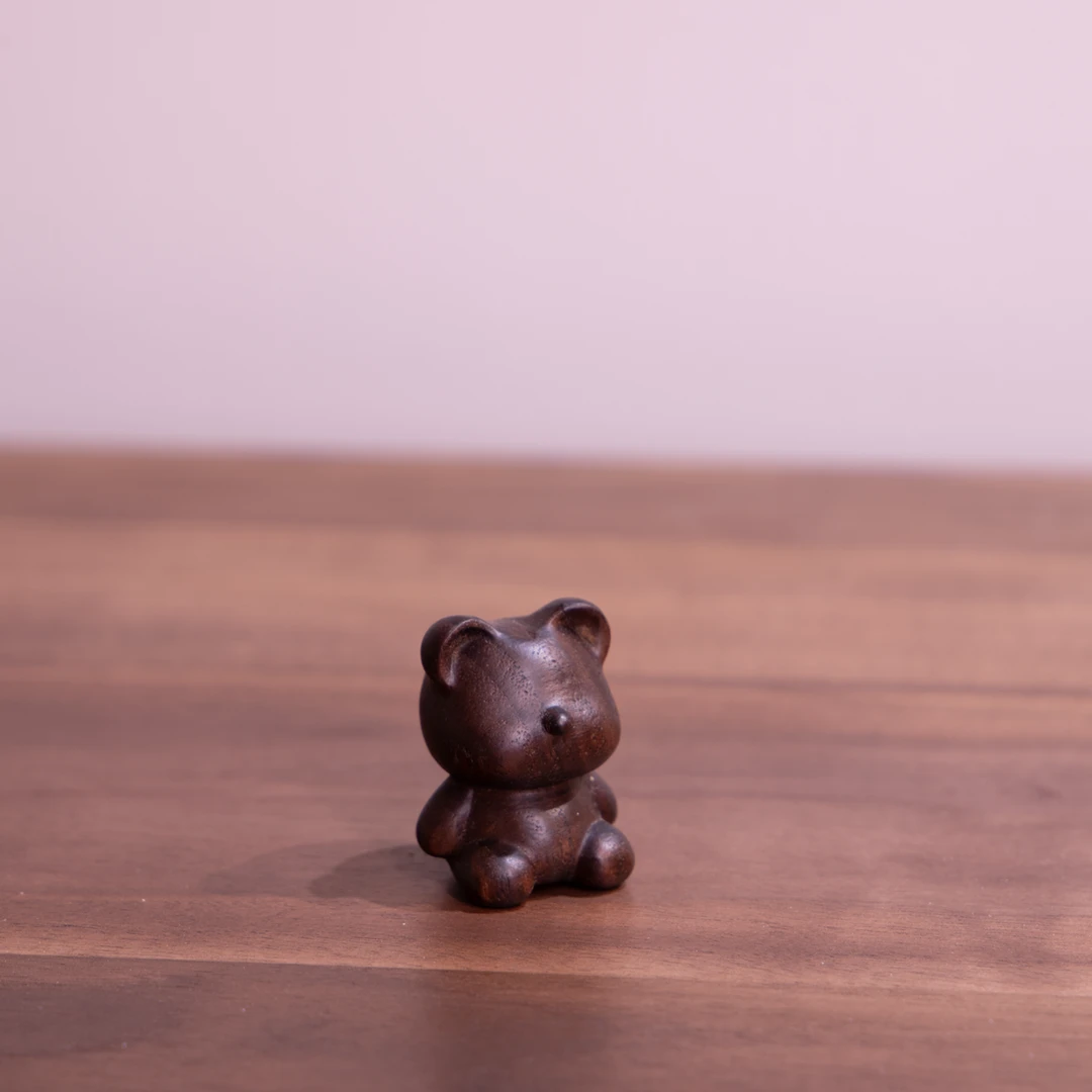 工艺小熊摆件茶宠小摆件2.5cm*3.5cm可爱家用创意个性简约客厅