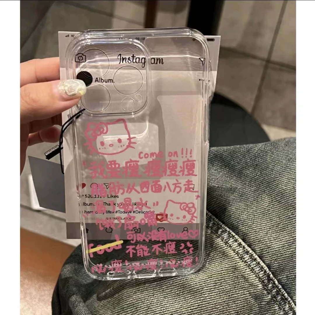 kt猫瘦瘦适用iphone15pro手机壳苹果13/14/12/11小米vivo华为oppo