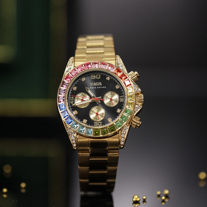 24K真金真钻（奢品汇补贴）男士高端机械腕表-R1481