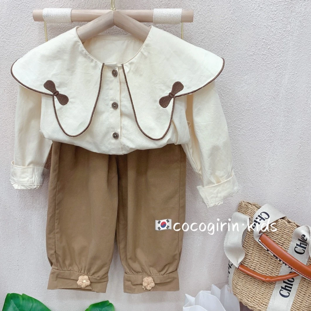 2023新款洋气女宝休闲百搭裤子22575-1