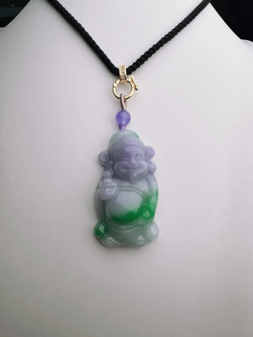 D129时尚精美春彩财神爷吊坠多样性发货