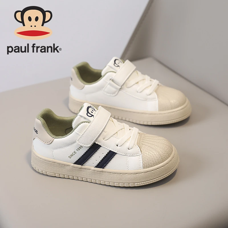 大嘴猴童鞋秋季女童校园板鞋2024新款防滑百搭休闲鞋小白鞋宝宝鞋