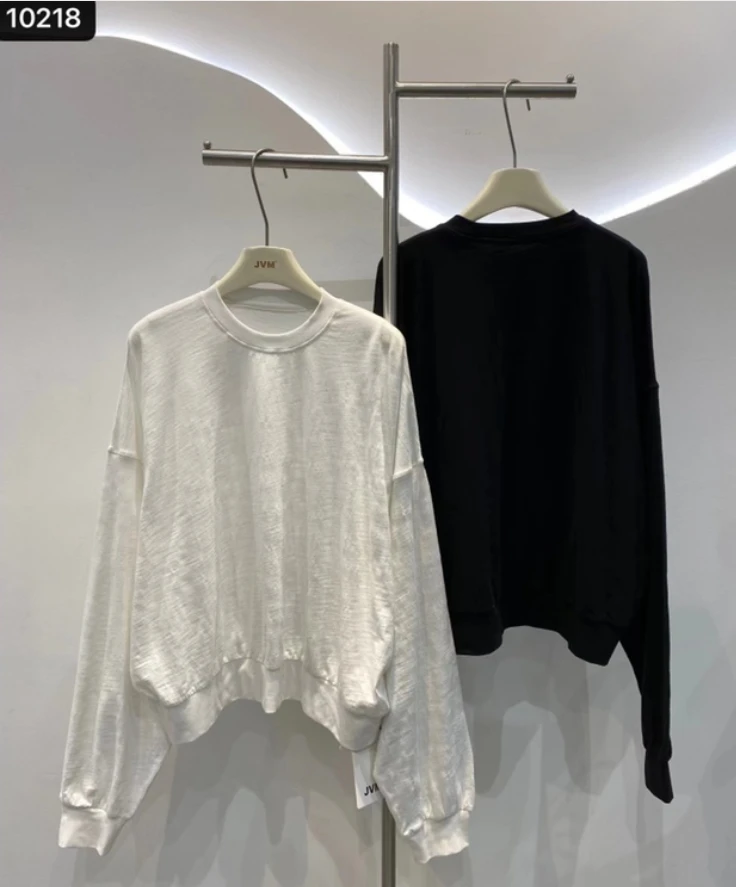 2024新款JVM定制10218时尚百搭净版长袖T恤
