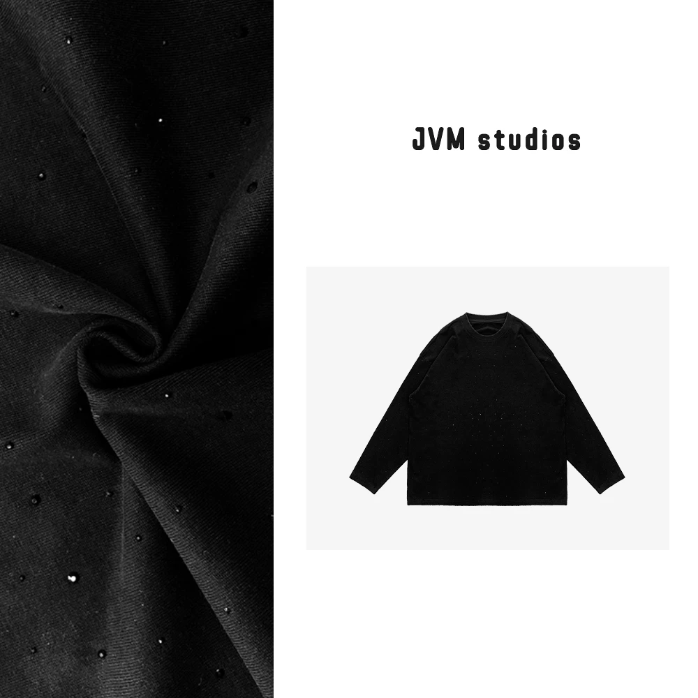 2023秋季新款JVM定制12193时尚百搭满天星亮钻长袖T恤10.2